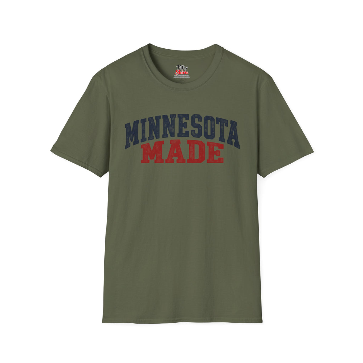 Minnesota Made Unisex Softstyle T Shirt State Name Graphic Tee