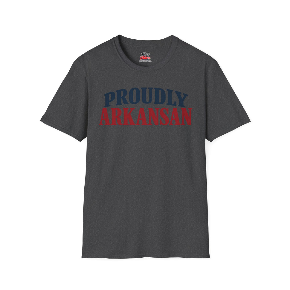 Proudly Arkansan Arkansas Unisex Softstyle T Shirt State Name Graphic Tee