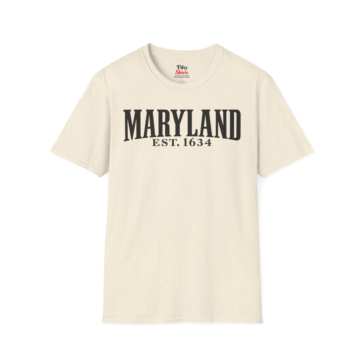 Maryland Est 1634 Unisex Softstyle T Shirt State Name Graphic Tee