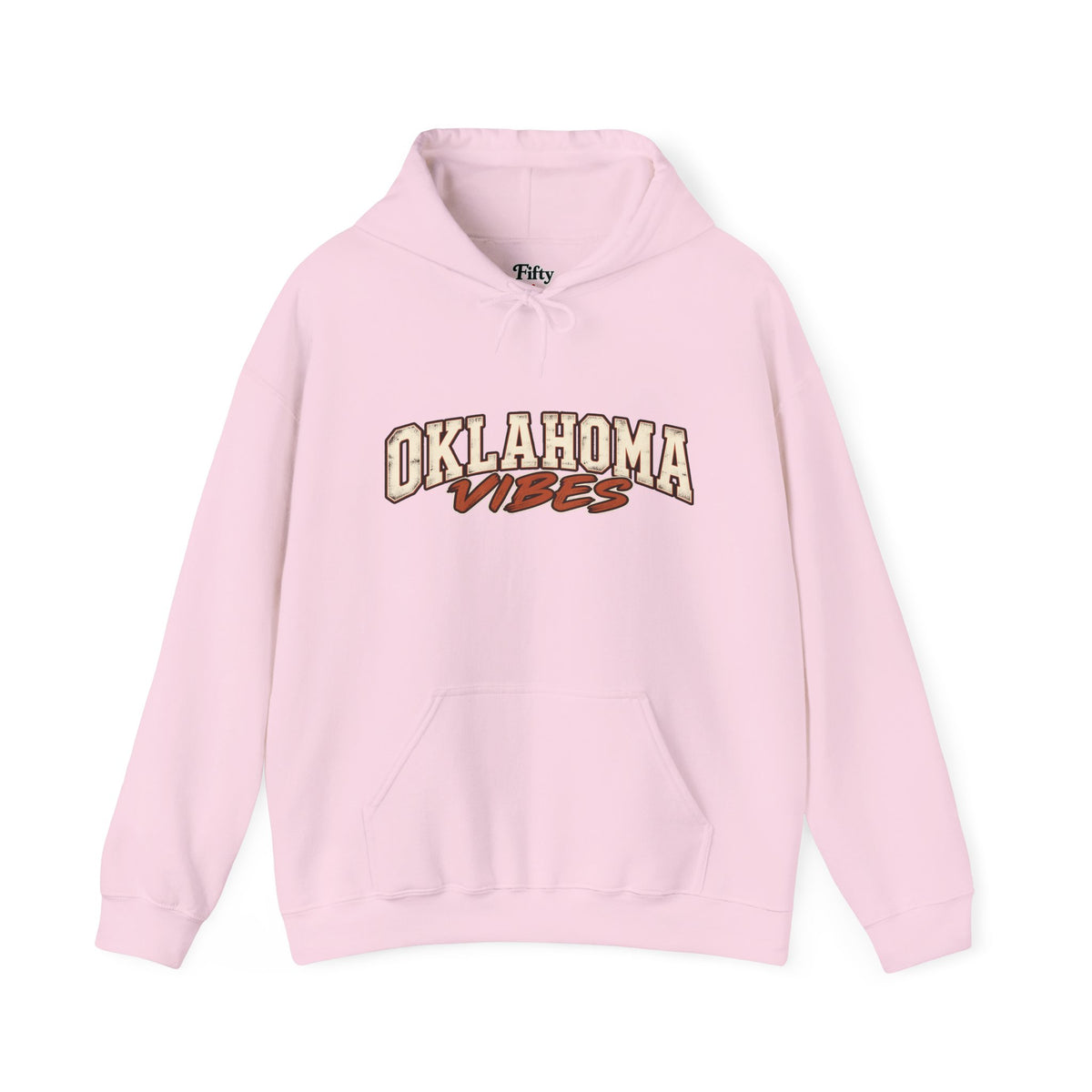 Oklahoma Vibes Unisex Hoodie State Name Graphic