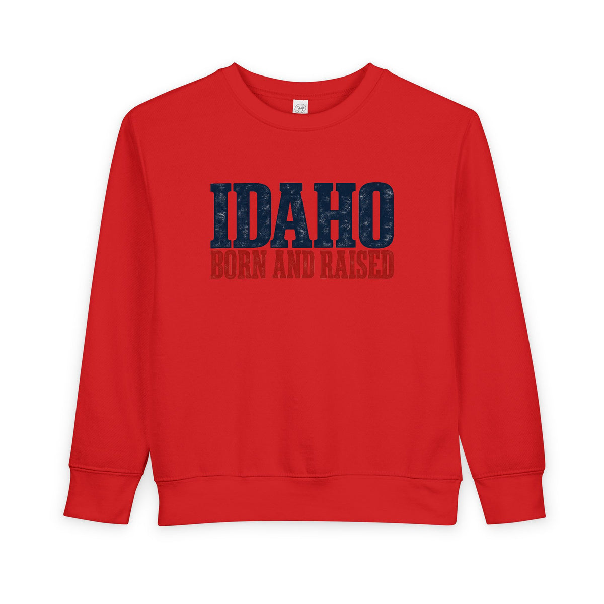 Idaho Born and Raised Classic Heritage Unisex Toddler Sweatshirt