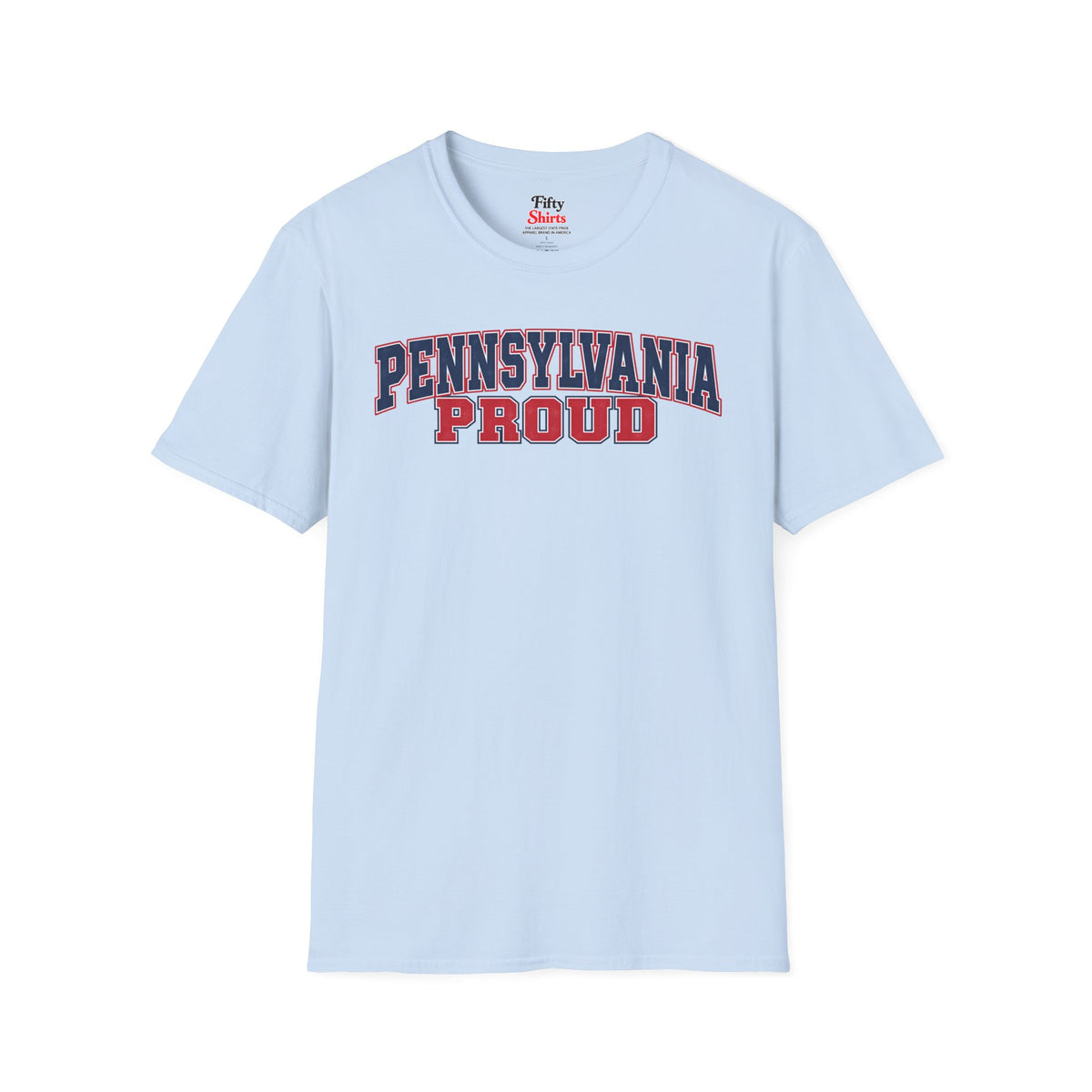 Pennsylvania Proud Unisex Softstyle T Shirt State Name Graphic Tee