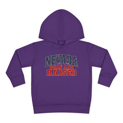 Nevada Born and Raised Desert Heritage Unisex Toddler Pullover Fleece Hoodie