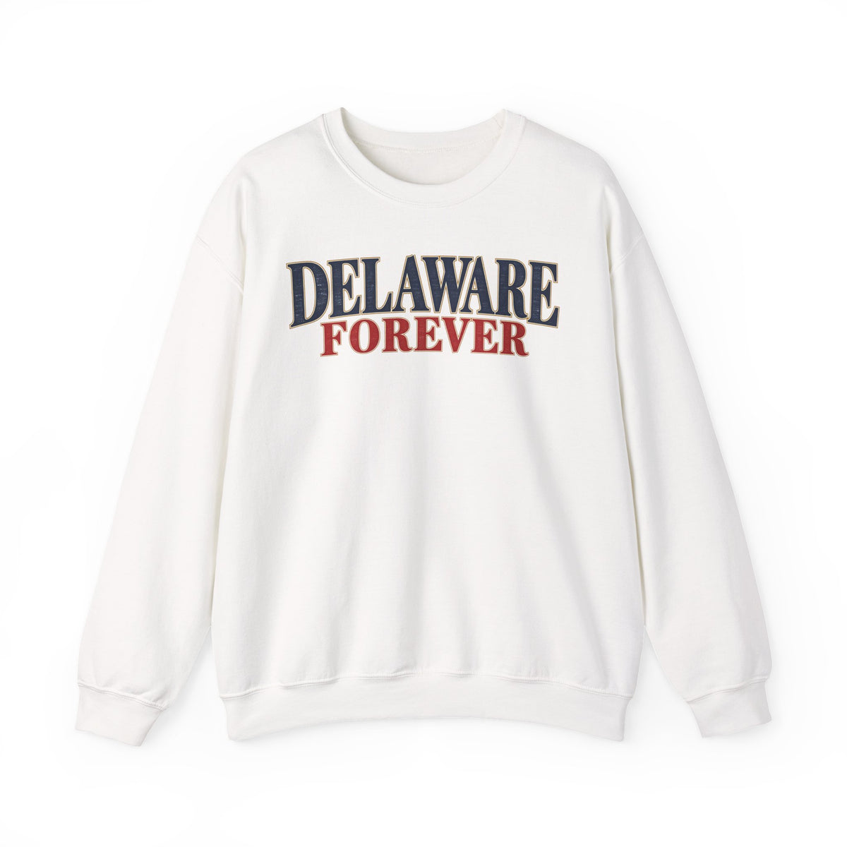 Delaware Forever Unisex Crewneck Sweatshirt State Name Graphic