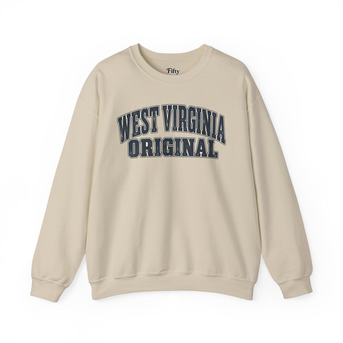 West Virginia Original Unisex Crewneck Sweatshirt State Name Graphic