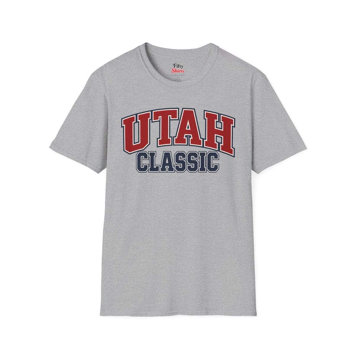 Utah Classic Unisex Softstyle T Shirt State Name Graphic Tee