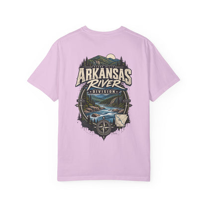 Arkansas River Division Unisex Comfort Color 1717 Streetwear Graphic Tee