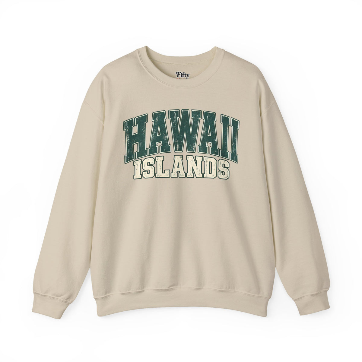 Hawaii Islands Unisex Crewneck Sweatshirt State Name Graphic