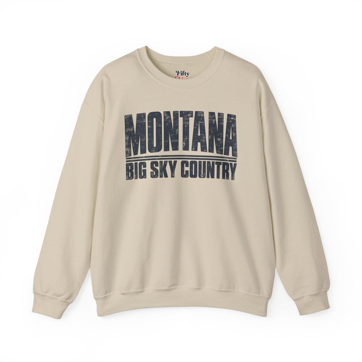 Montana Big Sky Country Unisex Crewneck Sweatshirt State Name Graphic