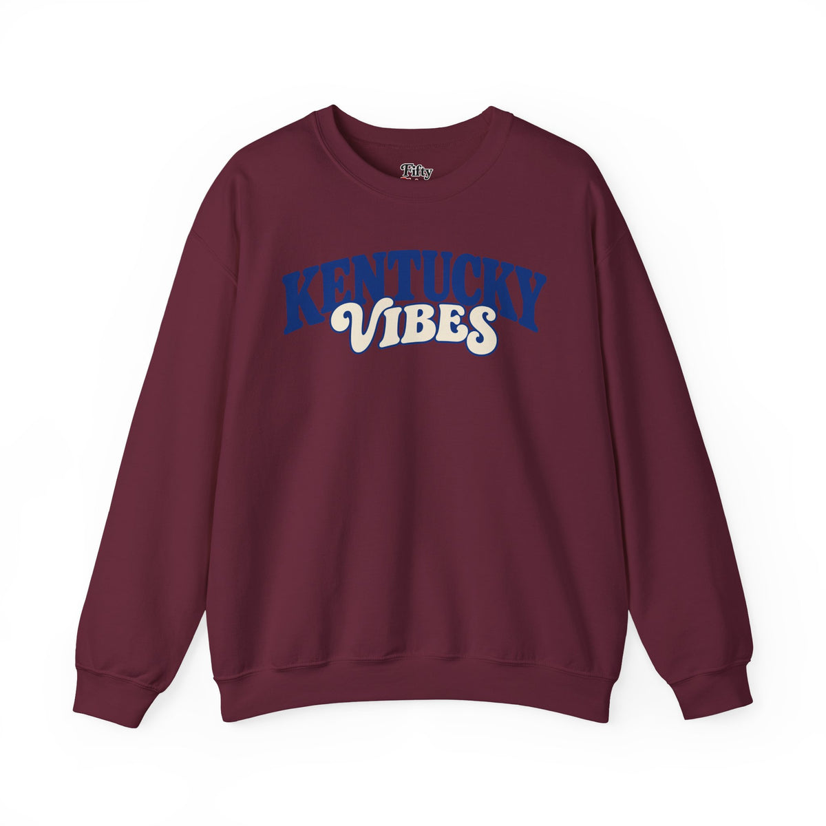 Kentucky Vibes Unisex Crewneck Sweatshirt State Name Graphic