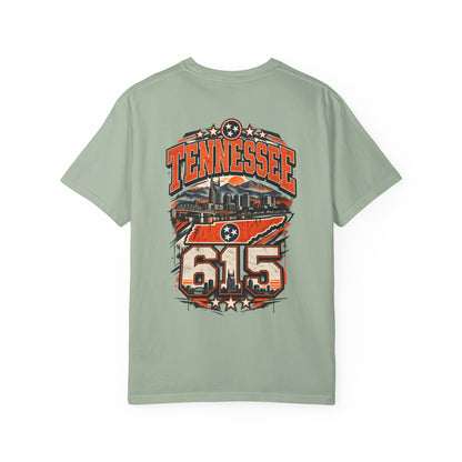 Tennessee 615 Unisex Comfort Color 1717 Streetwear Graphic Tee