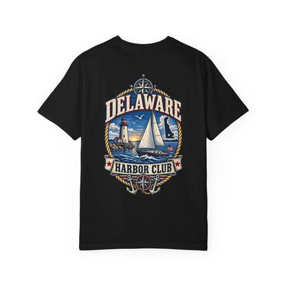 Delaware Harbor Club  Unisex Comfort Color 1717 Streetwear Graphic Tee