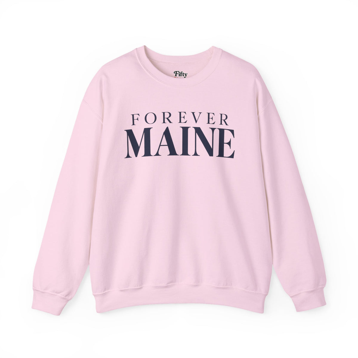 Forever Maine Unisex Crewneck Sweatshirt State Name Graphic