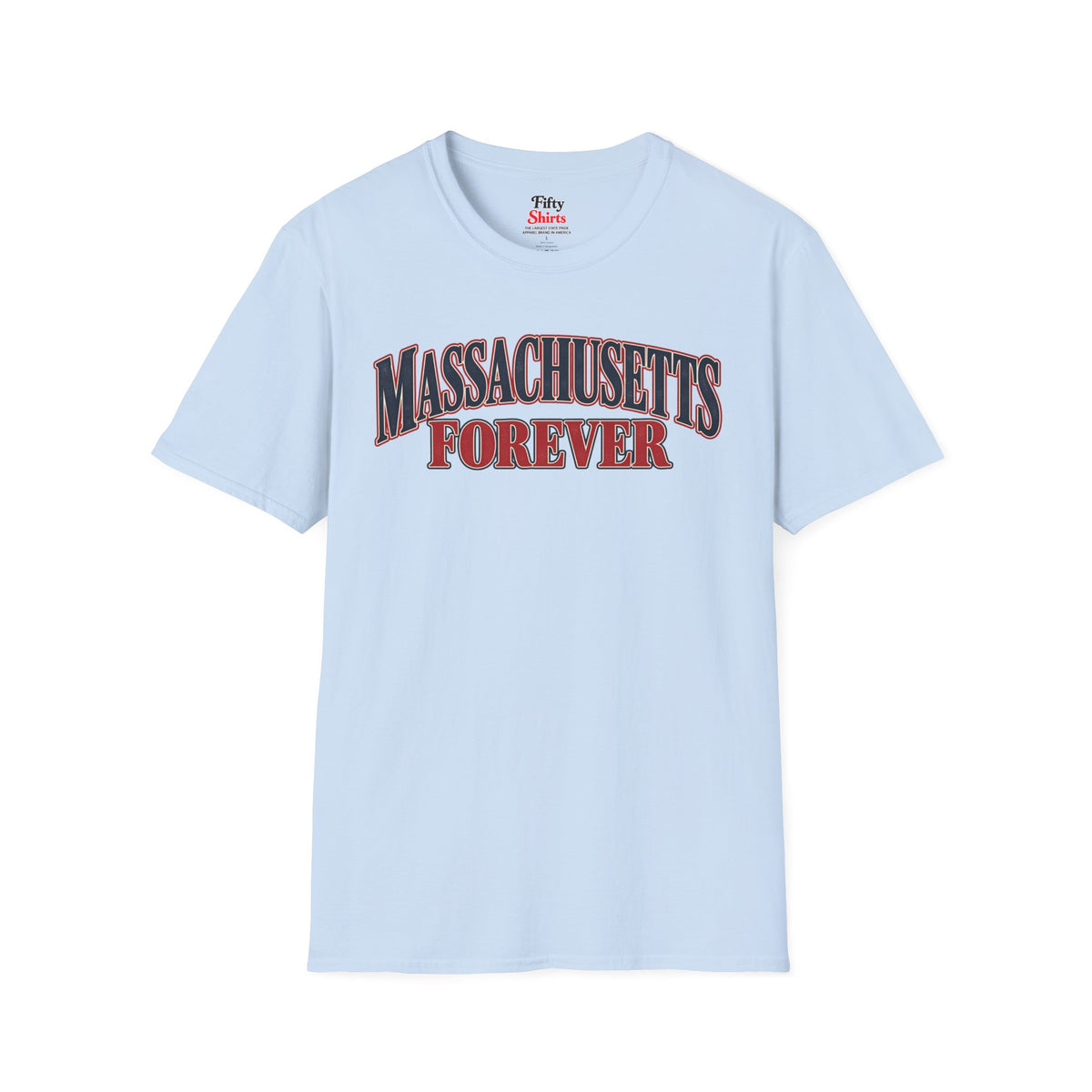Massachusetts Forever Unisex Softstyle T Shirt State Name Graphic Tee