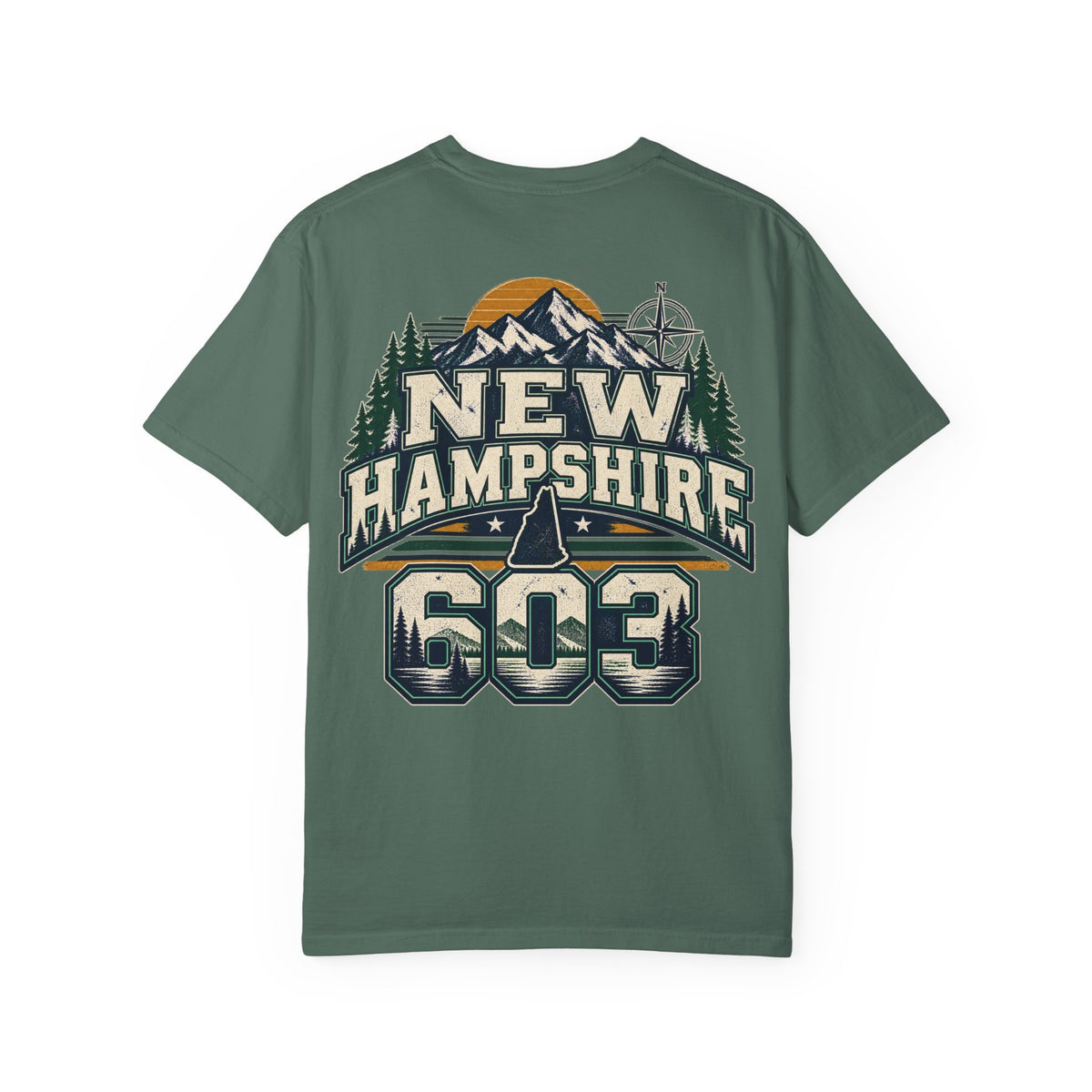 New Hampshire 603 Unisex Comfort Color 1717 Streetwear Graphic Tee