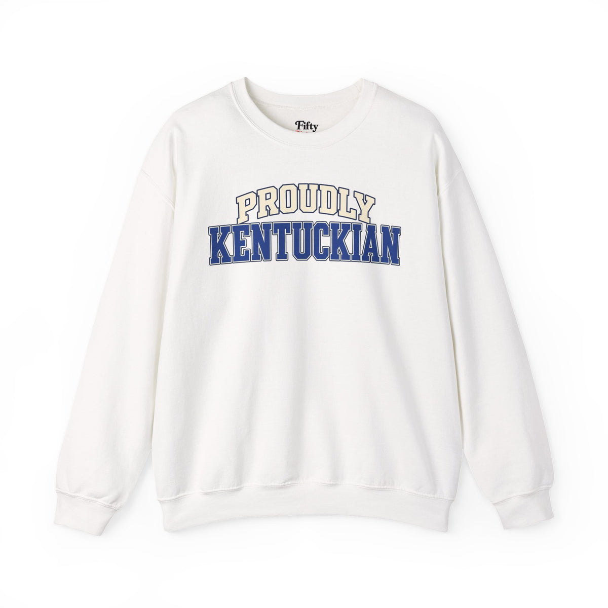 Proudly Kentuckian Kentucky Unisex Crewneck Sweatshirt State Name Graphic