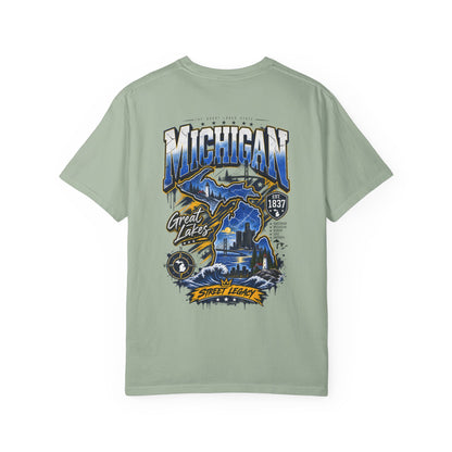 Michigan Street Legacy Unisex Comfort Color 1717 Streetwear Graphic Tee