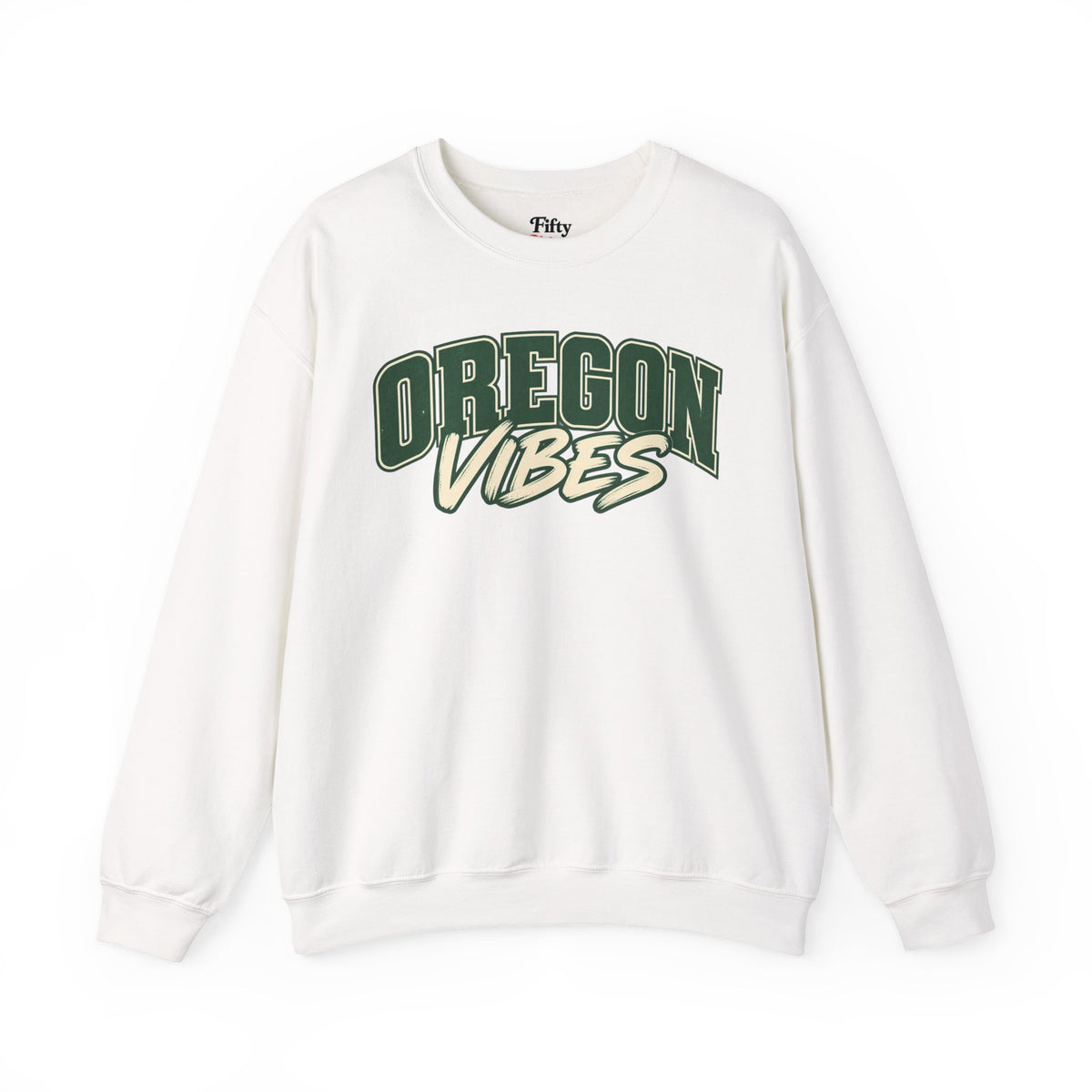 Oregon Vibes Unisex Crewneck Sweatshirt State Name Graphic
