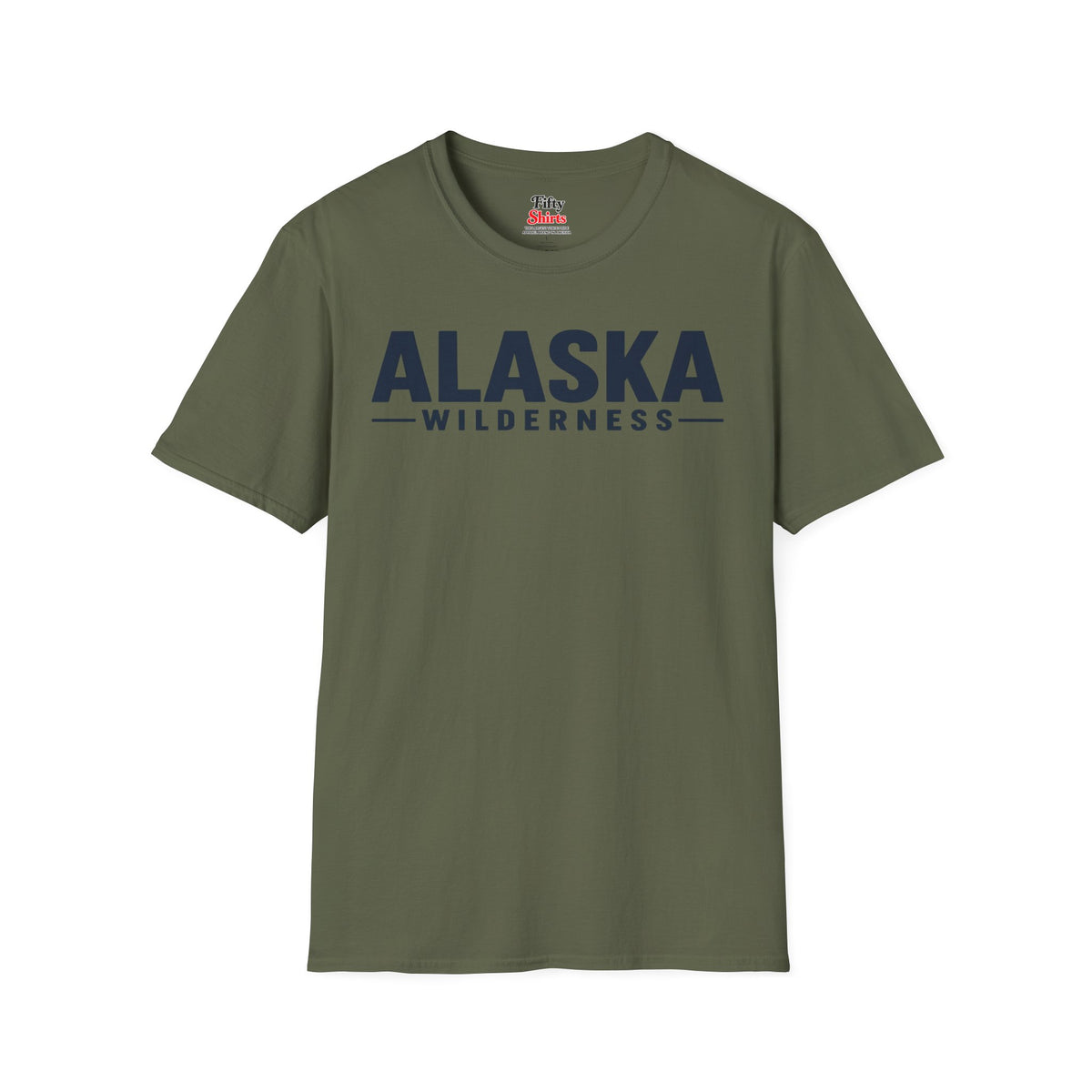 Alaska Wilderness Unisex Softstyle T Shirt State Name Graphic Tee