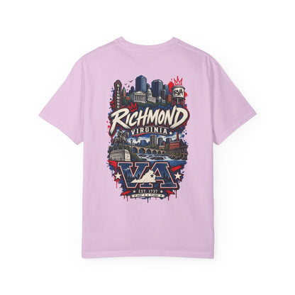 Richmond Virginia Unisex Comfort Color 1717 Streetwear Graphic Tee