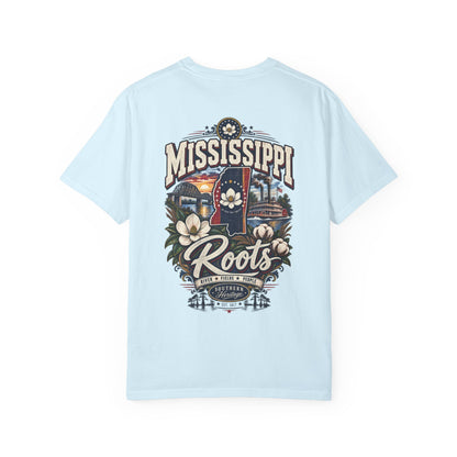Mississippi Roots Unisex Comfort Color 1717 Streetwear Graphic Tee