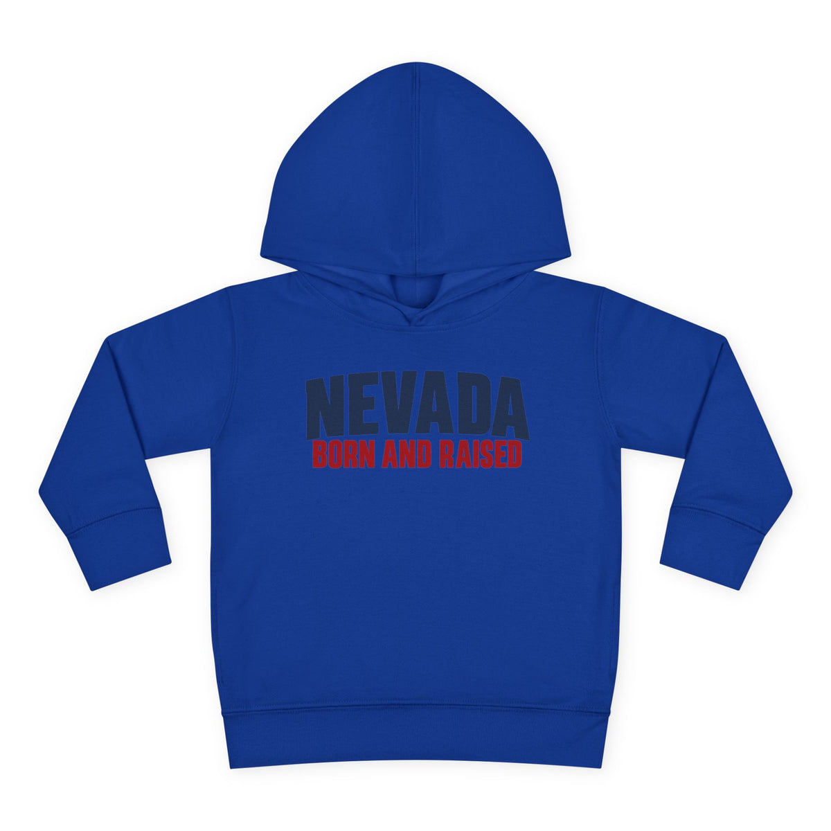 Nevada Born and Raised Minimal Heritage Unisex Toddler Pullover Fleece Hoodie