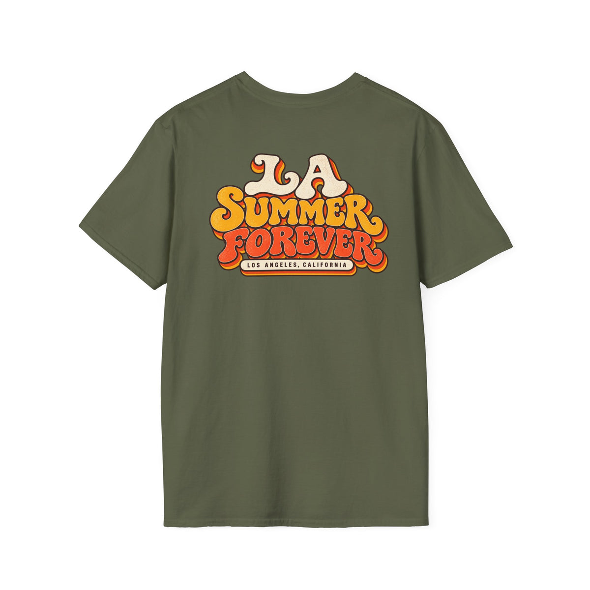 LA Summer Forever Los Angeles Unisex Softstyle Graphic Tee