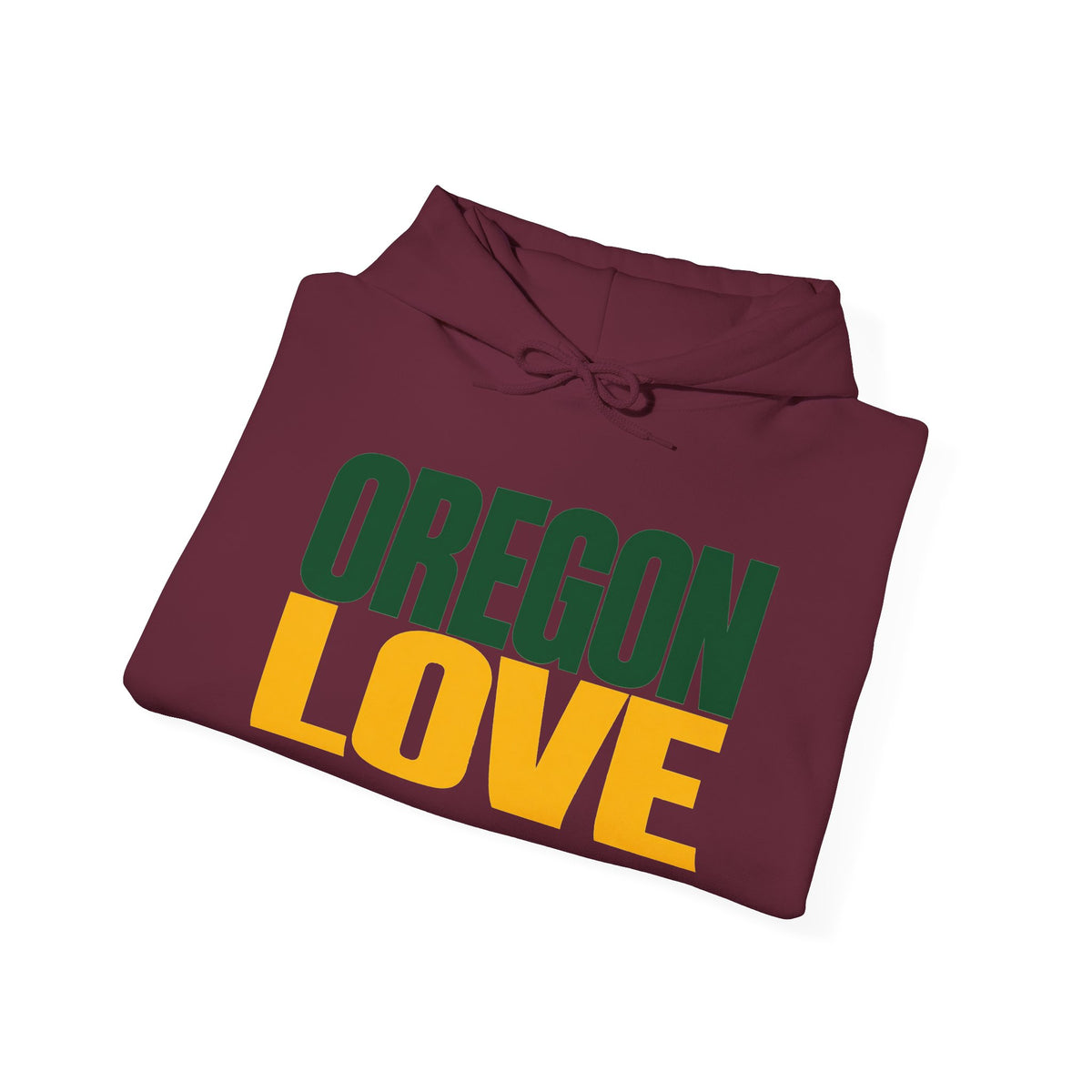 Oregon Love Unisex Hoodie State Name Graphic
