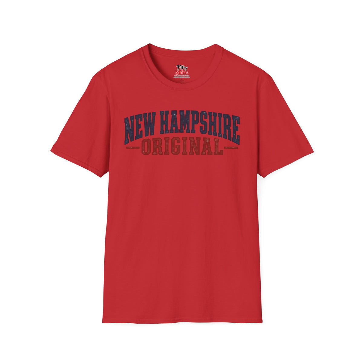 New Hampshire Original Unisex Softstyle T Shirt State Name Graphic Tee