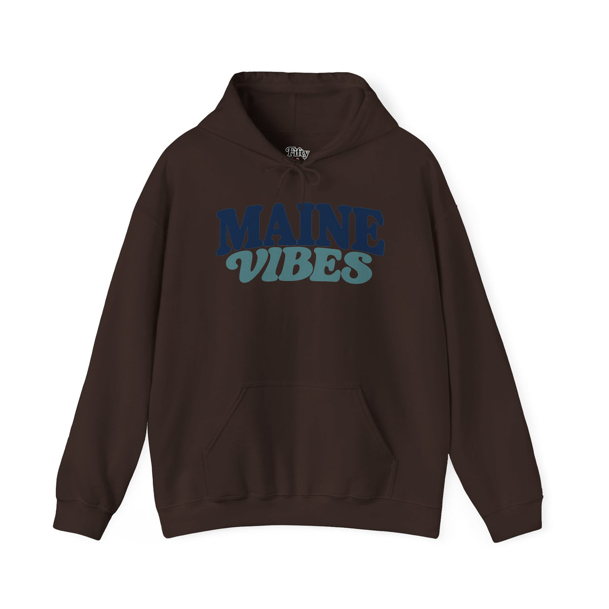 Maine Vibes Unisex Hoodie State Name Graphic