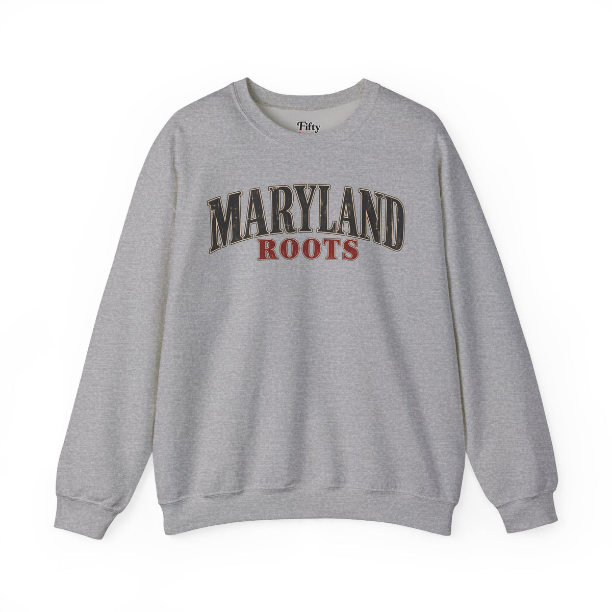 Maryland Roots Unisex Crewneck Sweatshirt State Name Graphic