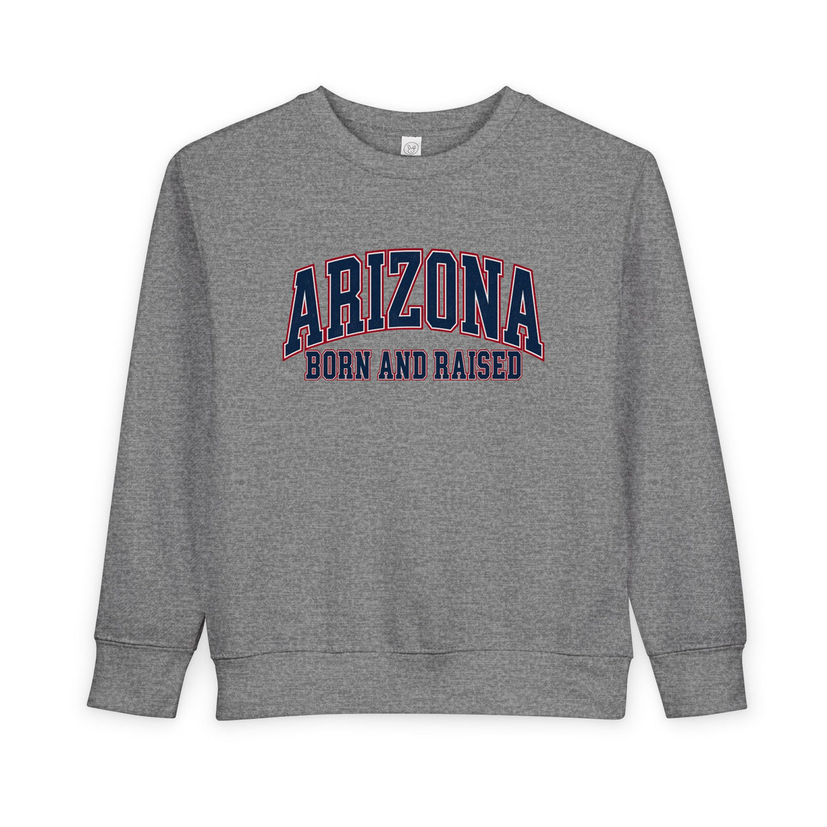 Arizona Born and Raised Classic Collegiate Unisex Toddler Sweatshirt