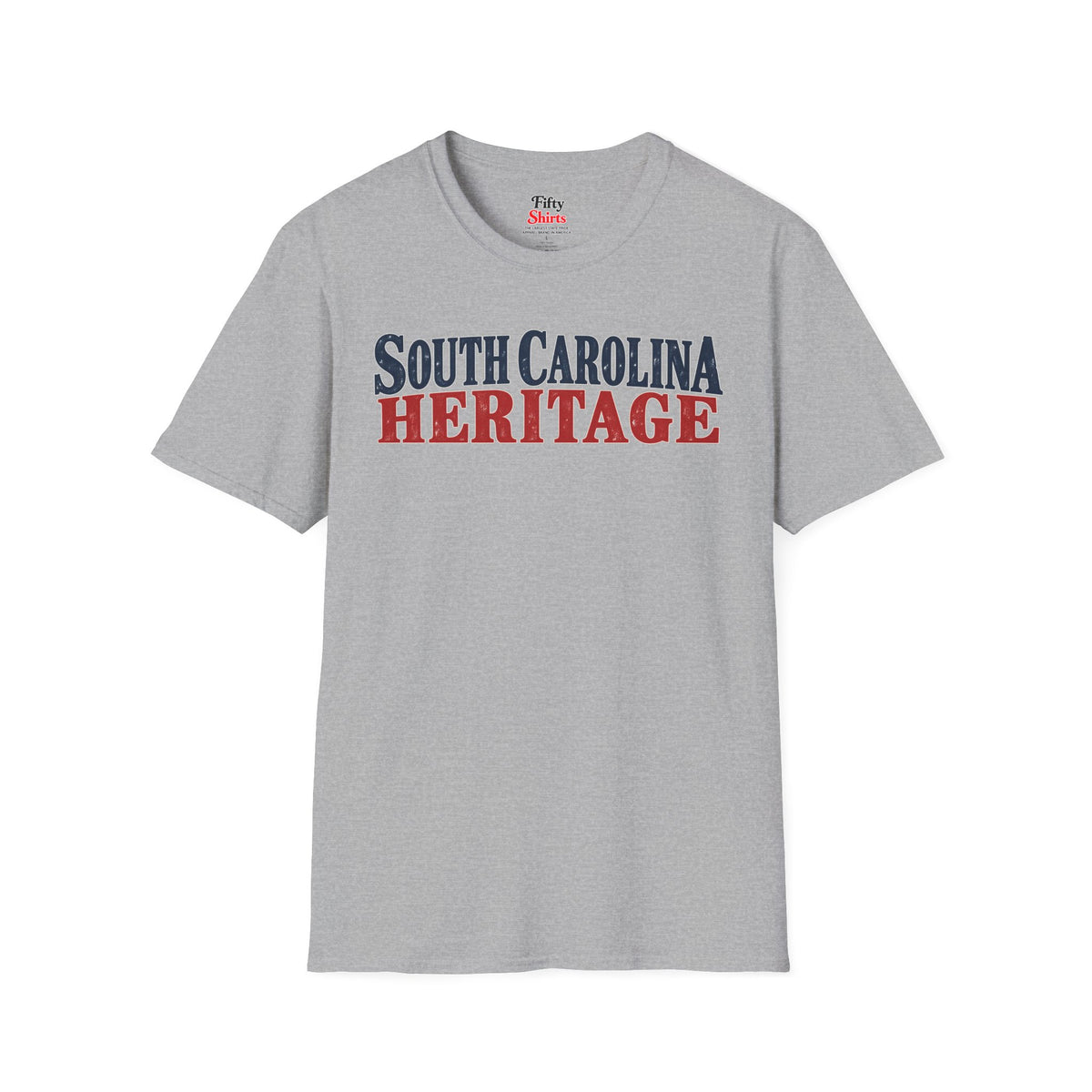 South Carolina Heritage Unisex Softstyle T Shirt State Name Graphic Tee