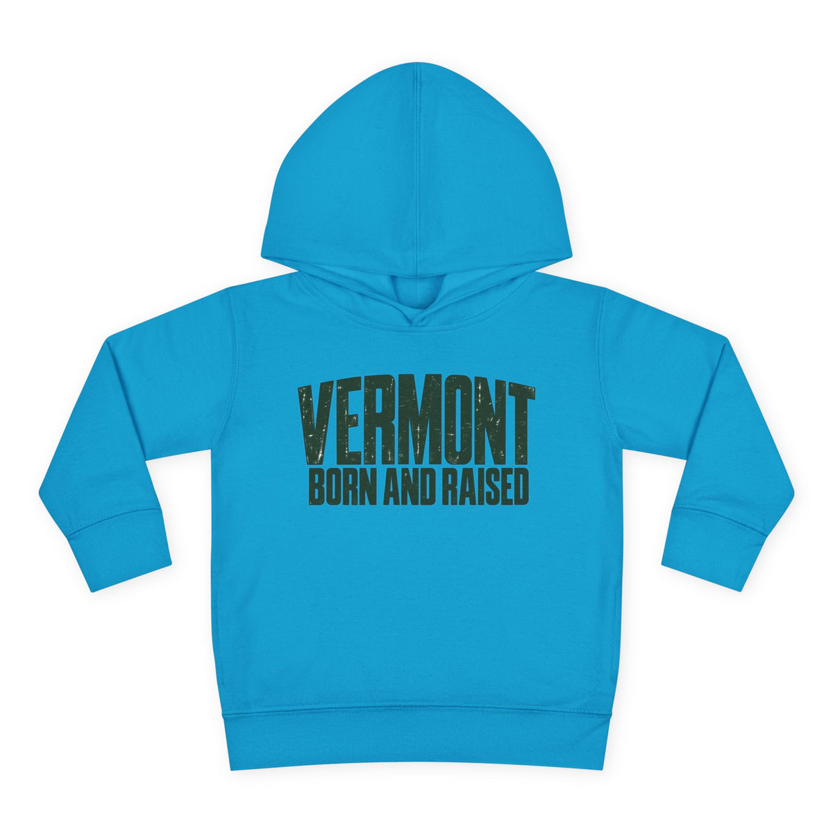 Vermont Born and Raised Modern New England Streetwear Unisex Toddler Pullover Fleece Hoodie