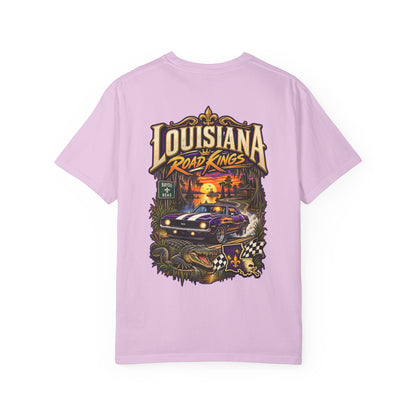 Louisiana Bayou Road Kings Unisex Comfort Color 1717 Streetwear Graphic Tee