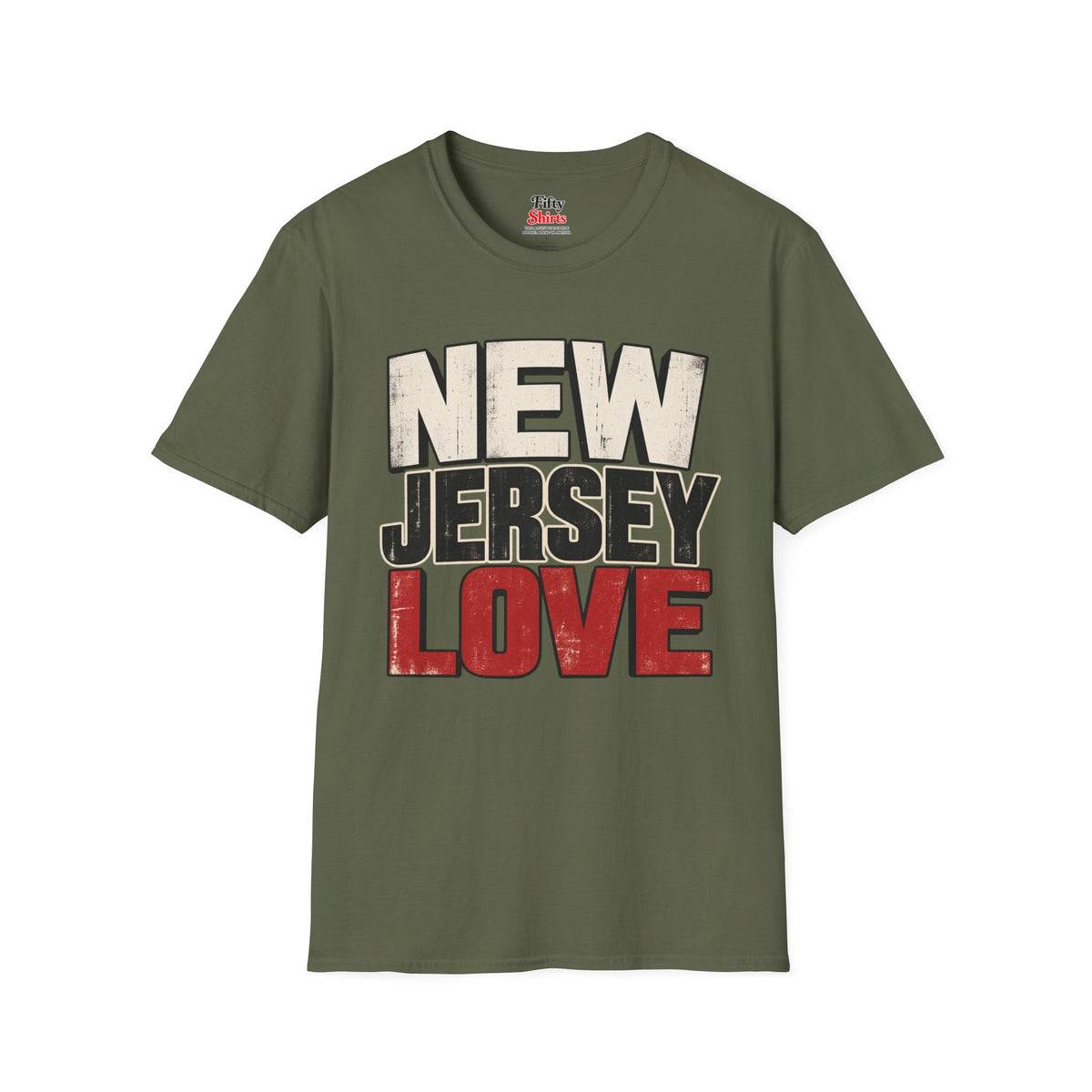 New Jersey Love Unisex Softstyle T Shirt State Name Graphic Tee