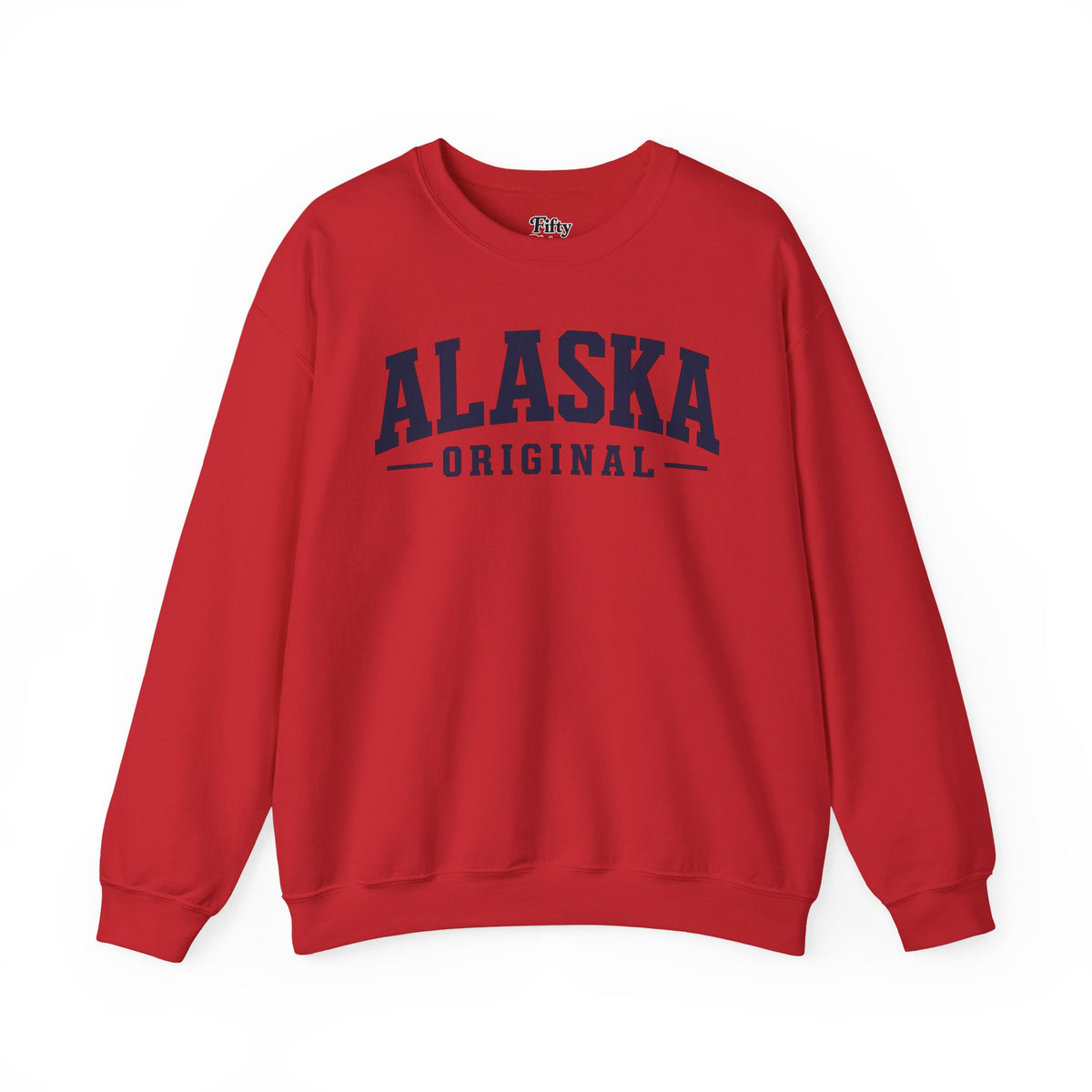 Alaska Original Unisex Crewneck Sweatshirt State Name Graphic
