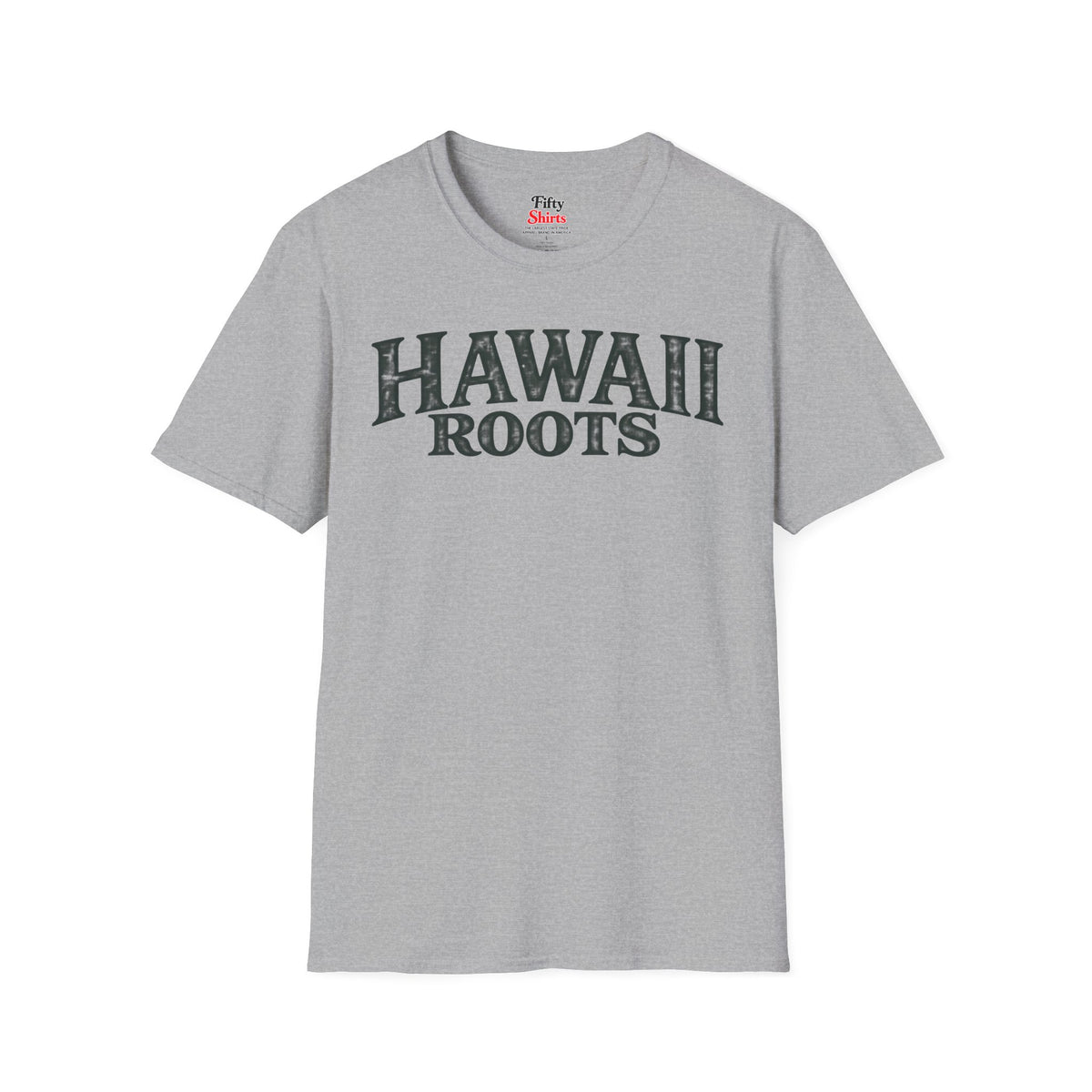 Hawaii Roots Unisex Softstyle T Shirt State Name Graphic Tee