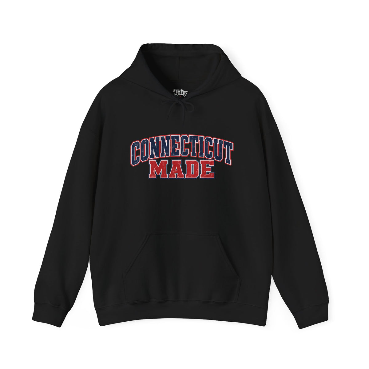 Connecticut Made Unisex Hoodie State Name Graphic
