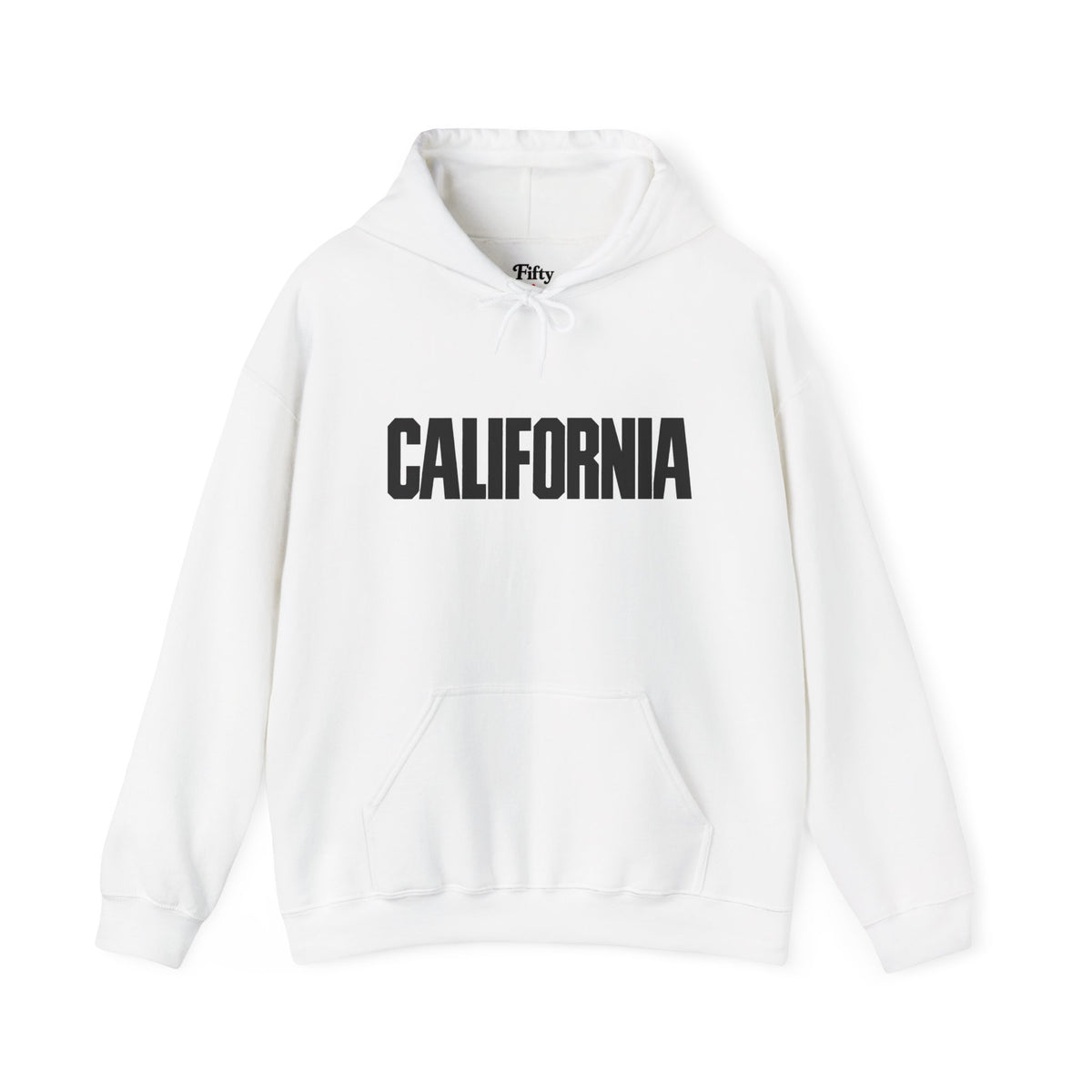 Bold California Wordmark Unisex Hoodie State Name Graphic