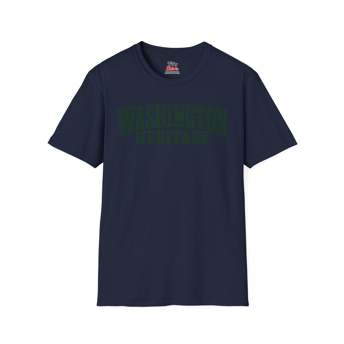 Washington Heritage Unisex Softstyle T Shirt State Name Graphic Tee