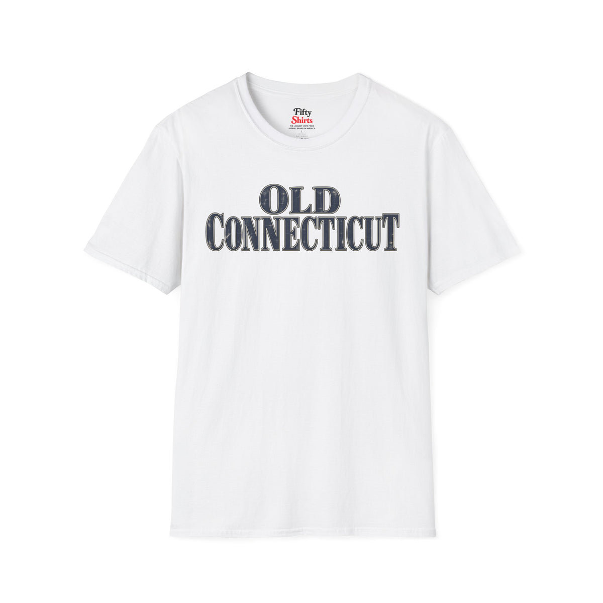 Old Connecticut Unisex Softstyle T Shirt State Name Graphic Tee