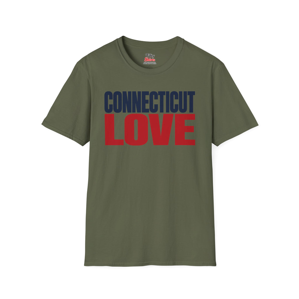 Connecticut Love Unisex Softstyle T Shirt State Name Graphic Tee