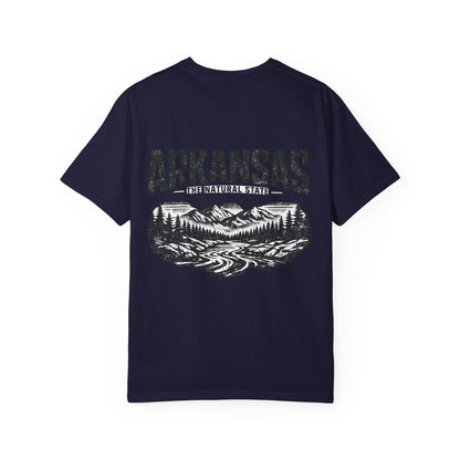 Arkansas Natural State Streetwear Unisex Comfort Color 1717 Streetwear Graphic Tee