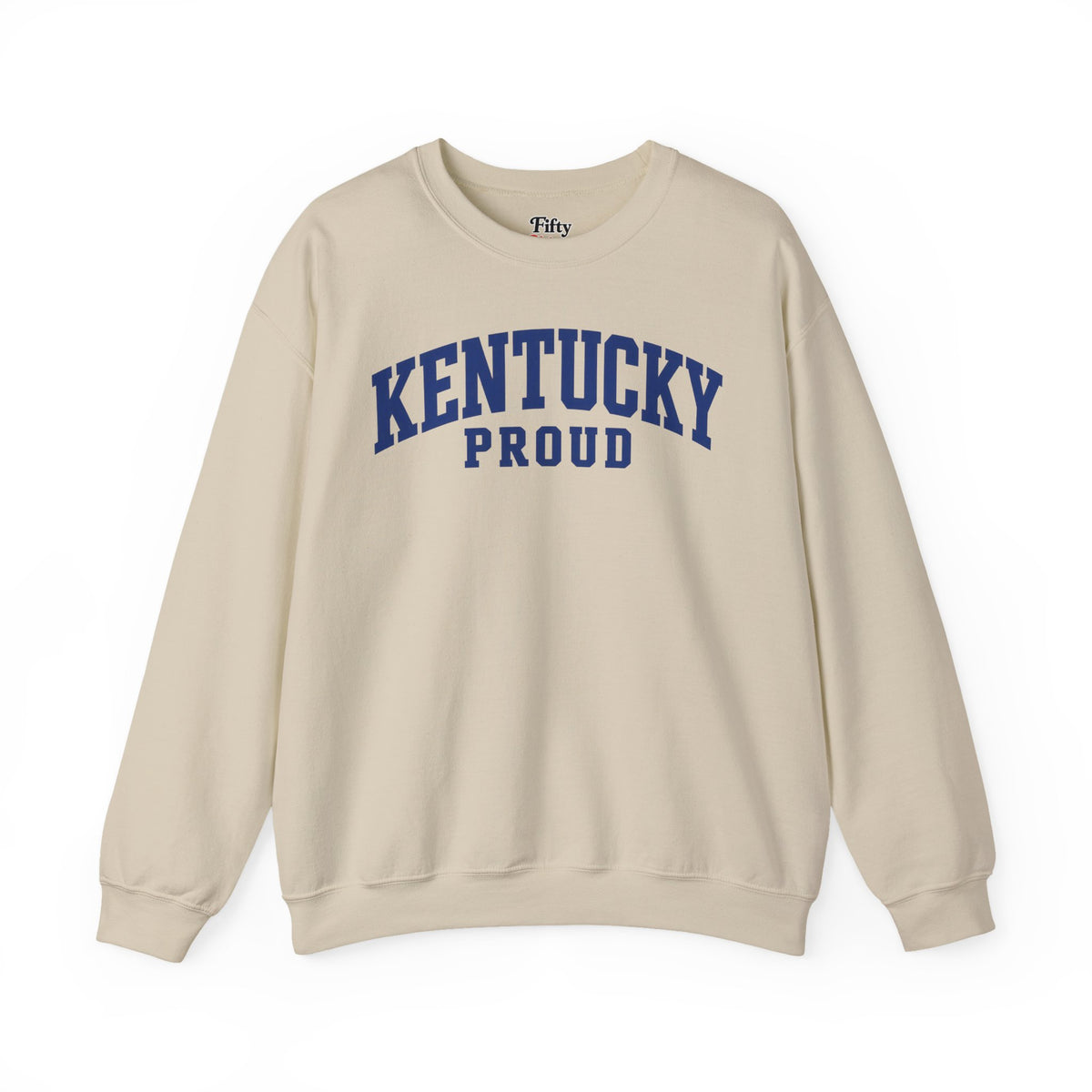 Kentucky Proud Unisex Crewneck Sweatshirt State Name Graphic