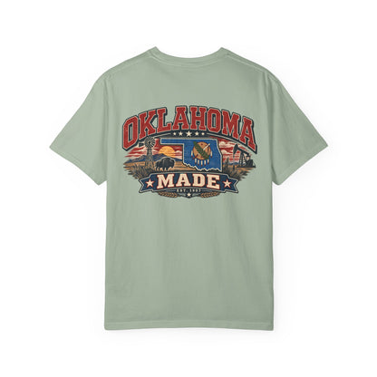 Oklahoma Made Unisex Comfort Color 1717 Streetwear Graphic Tee
