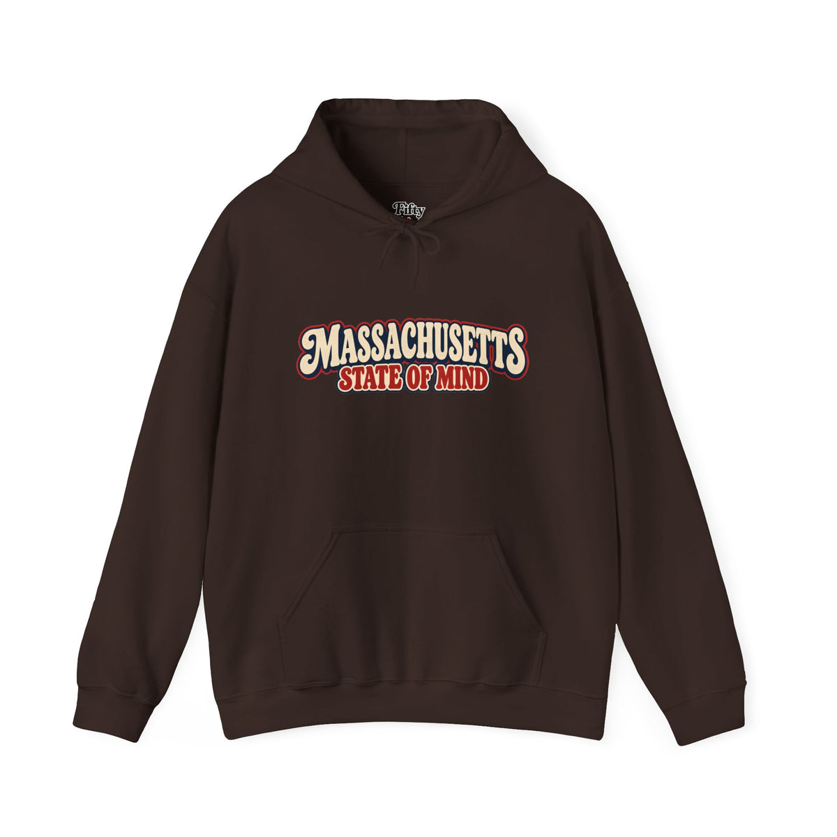 Massachusetts State Of Mind Unisex Hoodie State Name Graphic