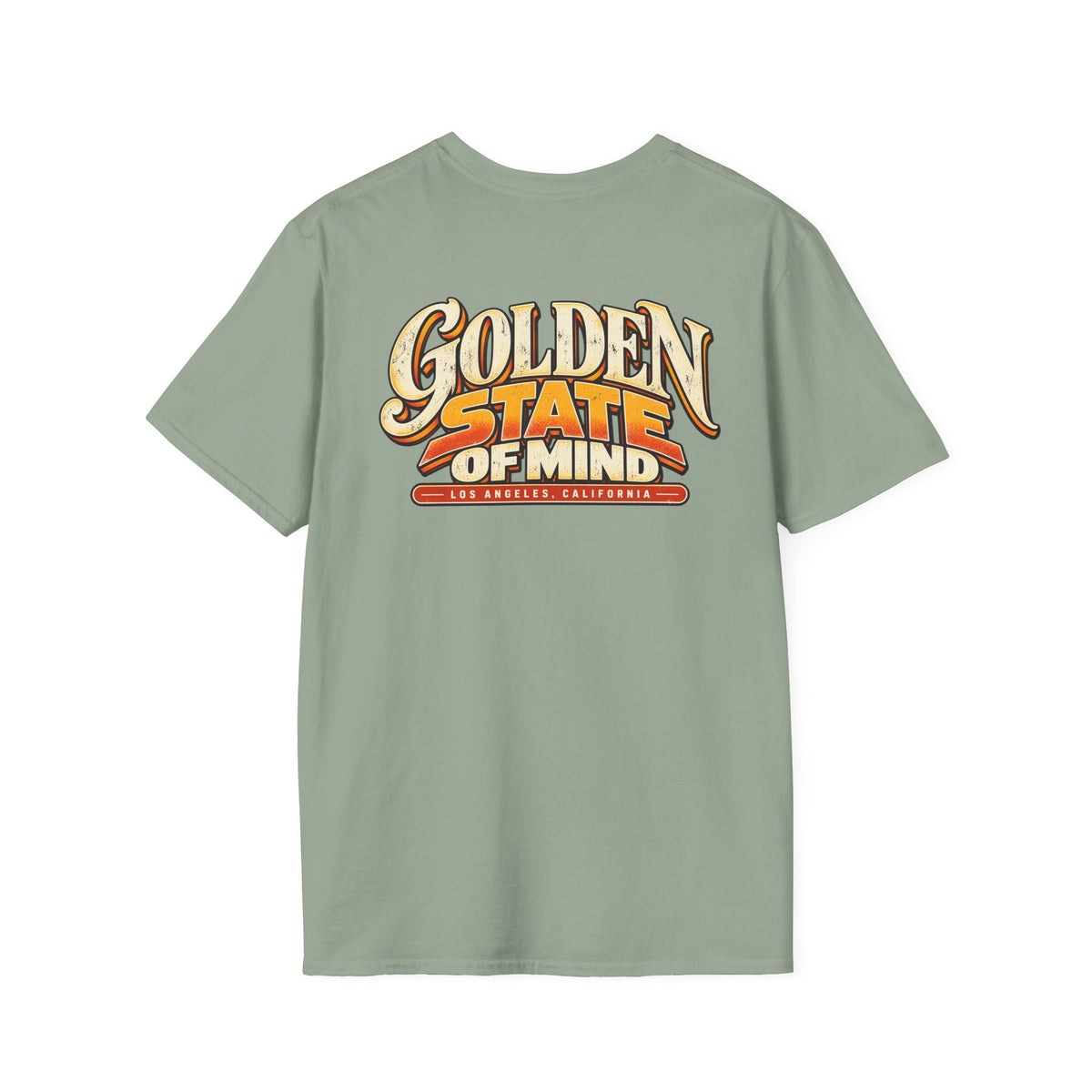 Golden State Of Mind Los Angeles Unisex Softstyle Graphic Tee