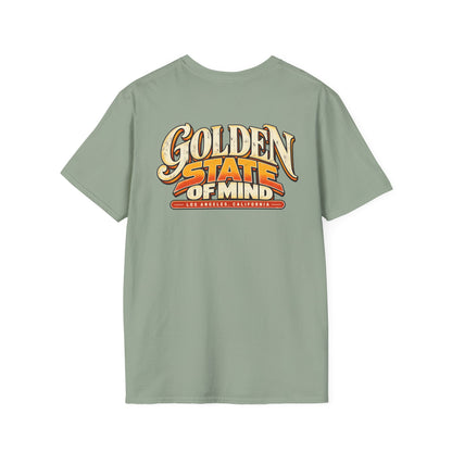 Golden State Of Mind Los Angeles Unisex Softstyle Graphic Tee
