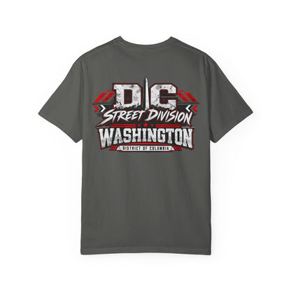 Washington DC Street Division Unisex Comfort Color 1717 Streetwear Graphic Tee